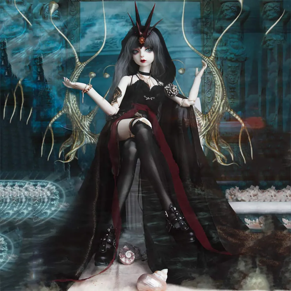 1/3 BJD Doll Full Set 58 cm 22.8 Inch Jointed Dolls with Full Set Clothes Shoes Wig Makeup Atlantis Theme - Prophet Ares