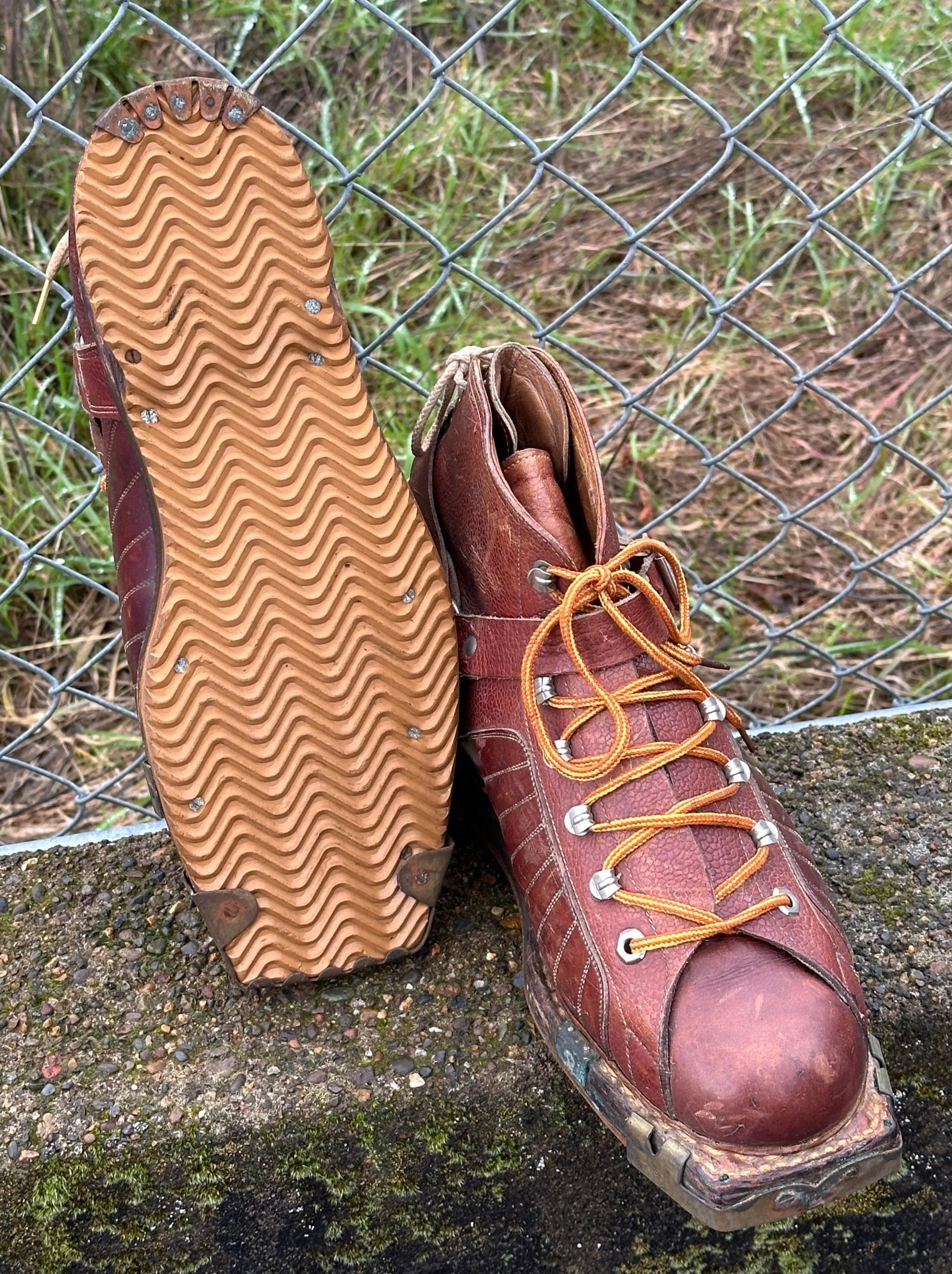 1940's Classic Leather Ski Boots