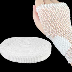 1Roll Net Tubular Bandage Breathable Stretch Bandage for Wounds