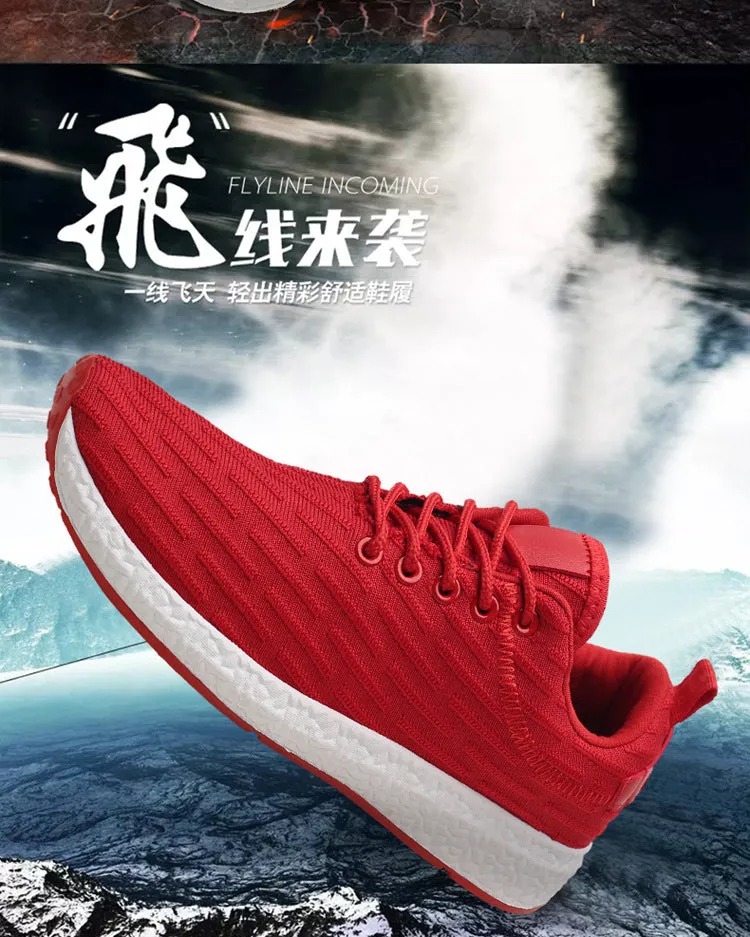 2024 spring and summer breathable net deodorant men's shoes casual shoes Korean youth students wild fly woven sports shoes