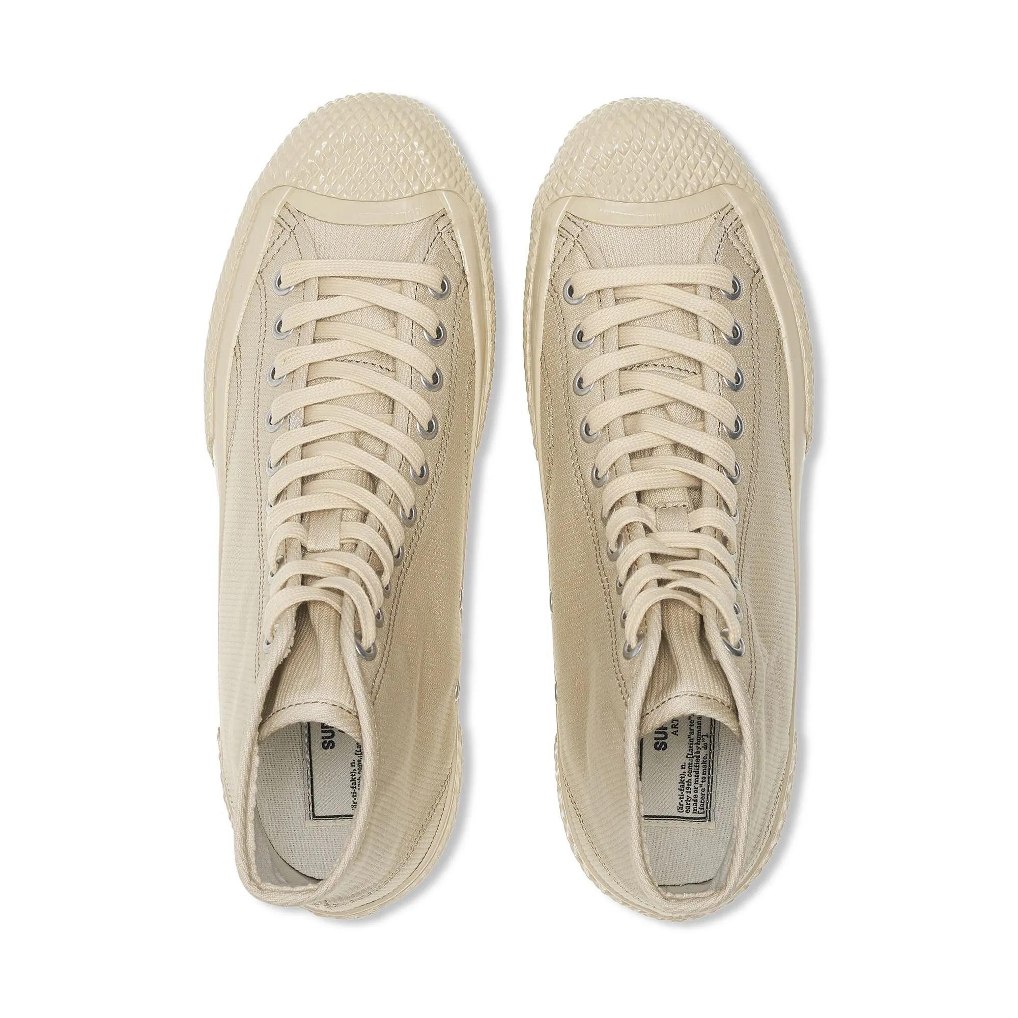 2435 MILITARY DECK PIQUE - Sneakers - High Cut - Unisex - OFF WHITE-TREE HOUSE