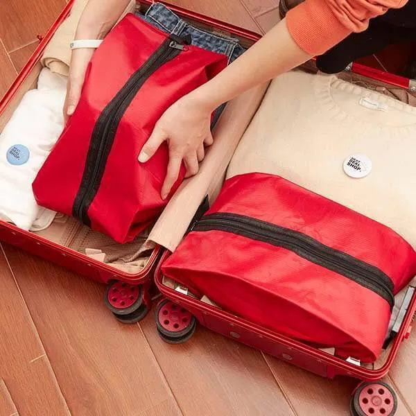 4 Pcs Travel Storage Shoe Bag