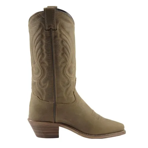 ABILENE WOMEN'S BROWN LONGHORN SNIP TOE WESTERN BOOT - 9036