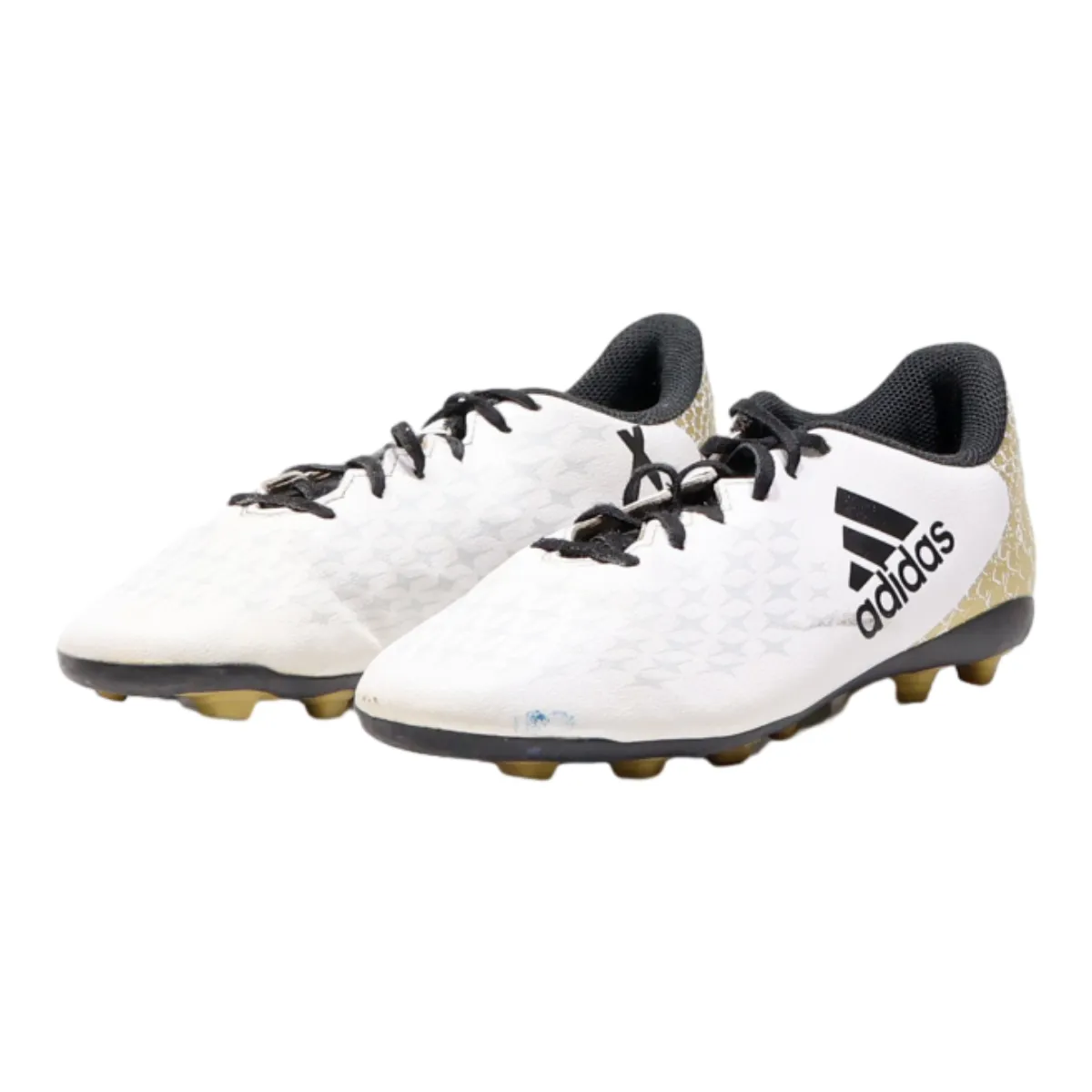 ADIDAS Football Boots White Leather Mens UK 5