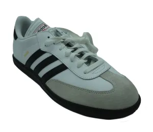 Adidas Men's Samba Vegan Indoor Soccer Shoes White Gray Size 12