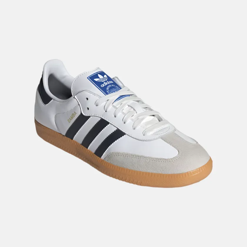 Adidas Samba Men's Lifestyle Shoes -Cloud White/Night Indigo/Gum