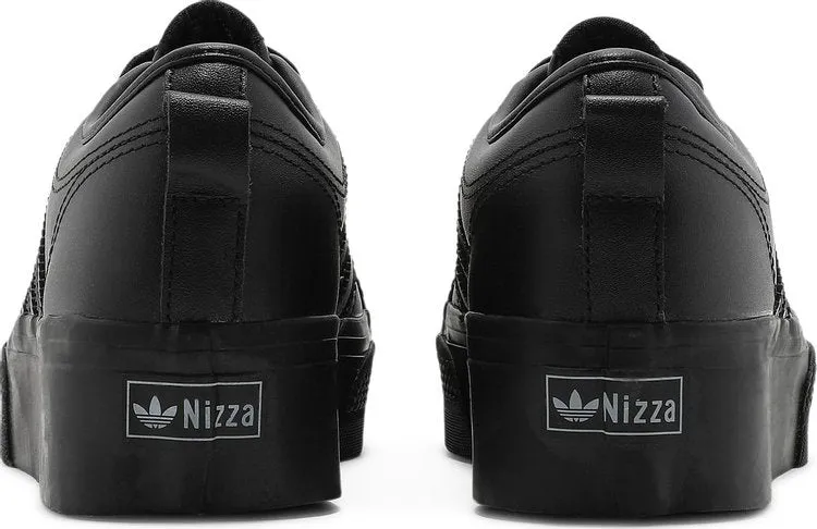 Adidas Wmns Nizza Platform 'Triple Black' sneakers, black