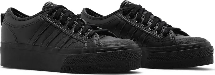 Adidas Wmns Nizza Platform 'Triple Black' sneakers, black