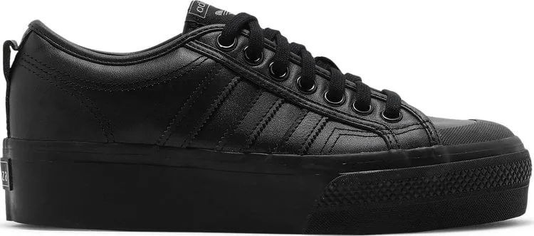 Adidas Wmns Nizza Platform 'Triple Black' sneakers, black