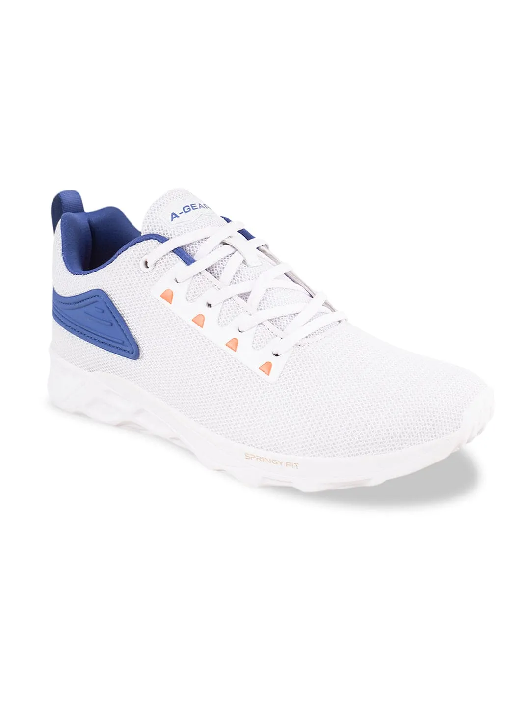 AGR-006 White Men's Sports Shoes