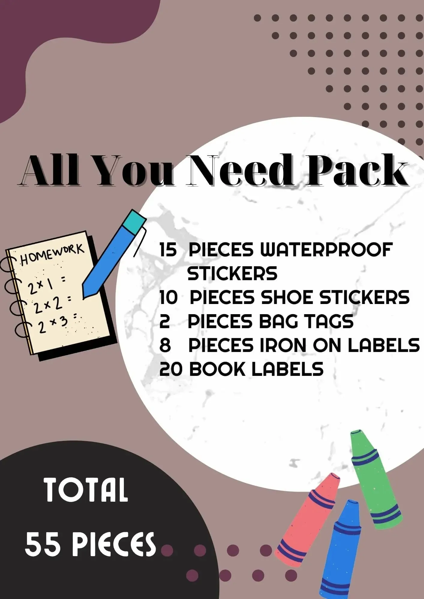 All You Need Pack - Set of 55 pieces