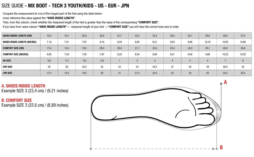 Alpinestars Tech 3S Youth Boots