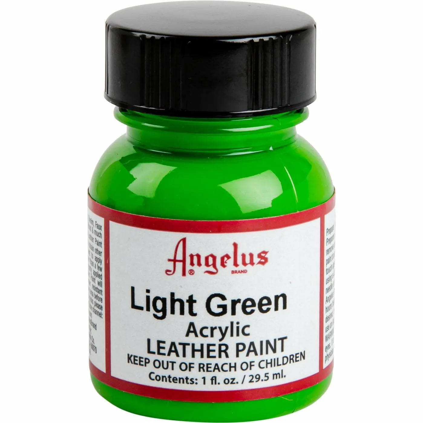 Angelus Acrylic Paint Light Green #172 29Ml Use On Leather, Vinyl Or Fabric