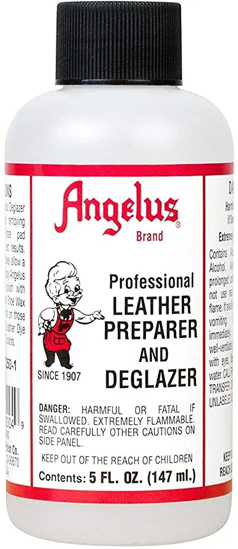 Angelus Leather Preparer and Deglazer 5oz.