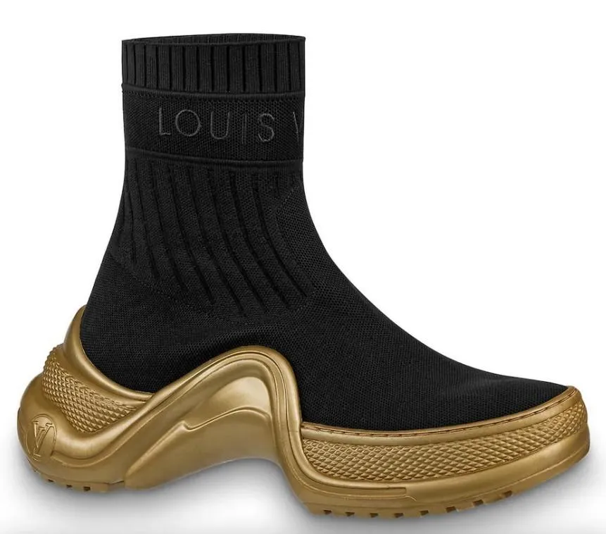 'Archlight' Sneaker Boots - Gold or Black