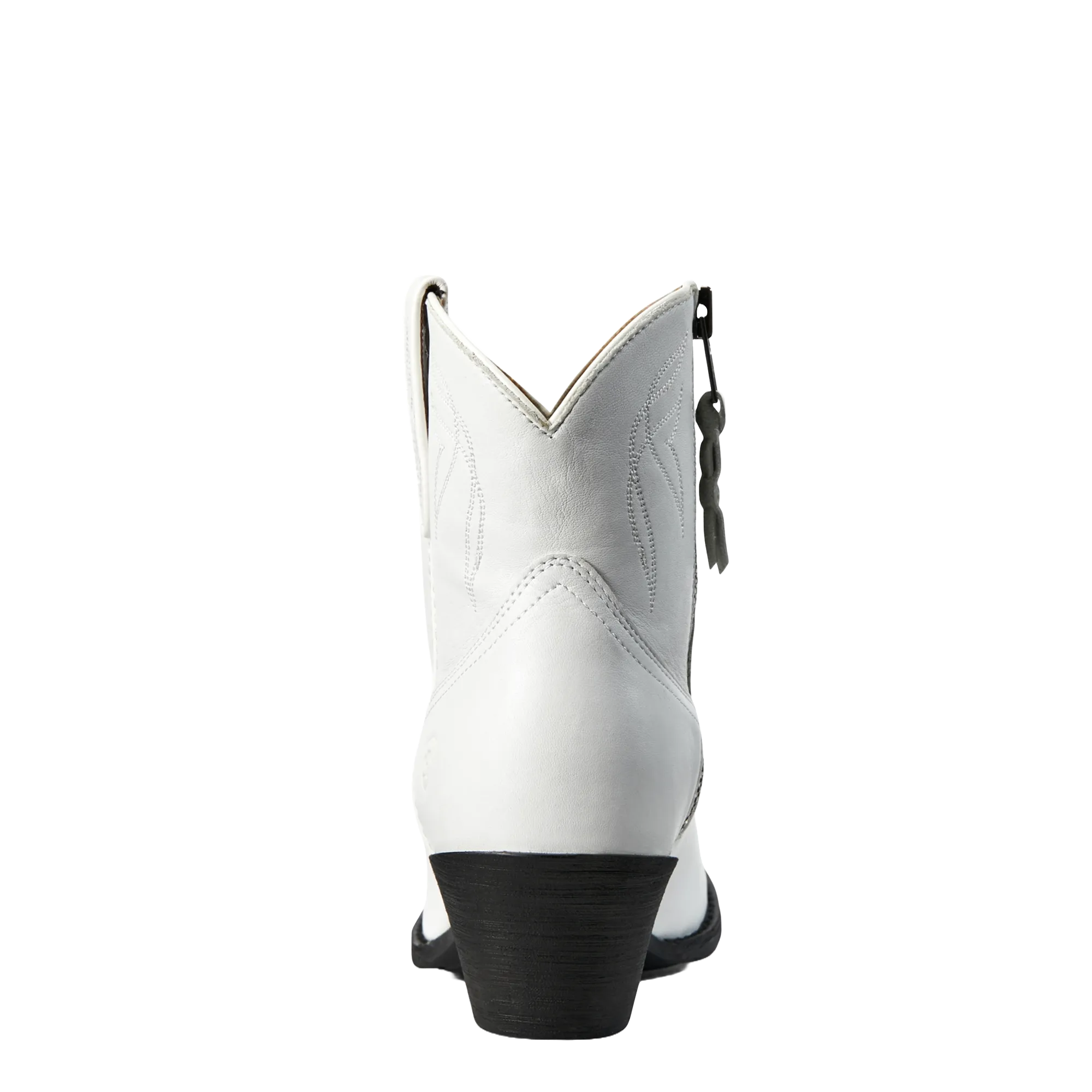 Ariat Ladies Darlin White Leather Western Bootie 10029754