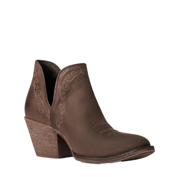 Ariat Ladies Encore Weathered Brown Western Bootie 10038480