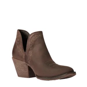 Ariat Ladies Encore Weathered Brown Western Bootie 10038480