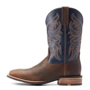 'Ariat' Men's 11" Slingshot Western Square Toe - Rowdy Rust / Dark Denim