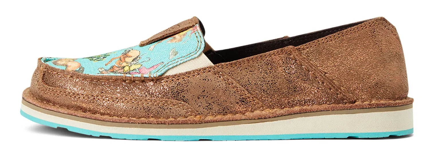 Ariat Women's Cruiser, Copper Metallic/Bucking Turquoise