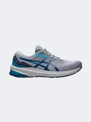 Asics Gt-1000 11 Men Running Shoes Piedmont Grey/Blue