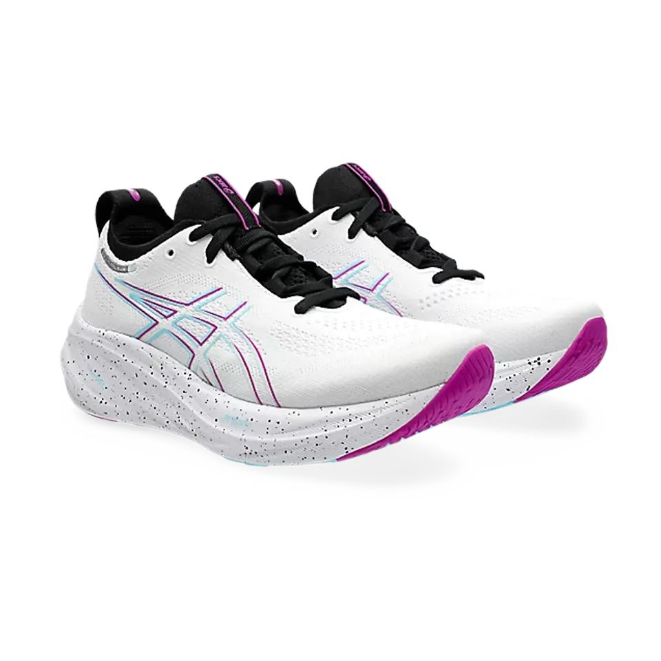 Asics Women's GEL-NIMBUS 26 White/Soothing Sea