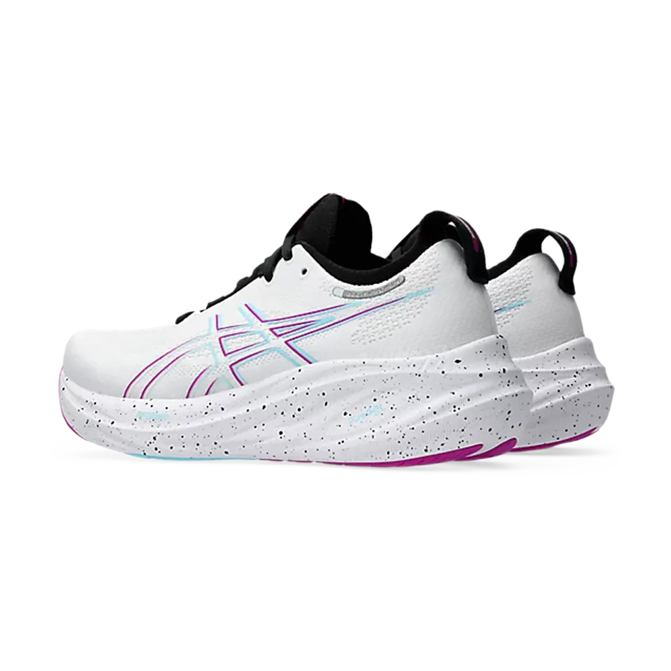 Asics Women's GEL-NIMBUS 26 White/Soothing Sea