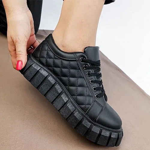 Back to school lovevop   Women Autumn Fashion Lace Up Sneakers Ladies New Platform Casual Sports Shoes Female Original Breathable Shoes Plus Size 43