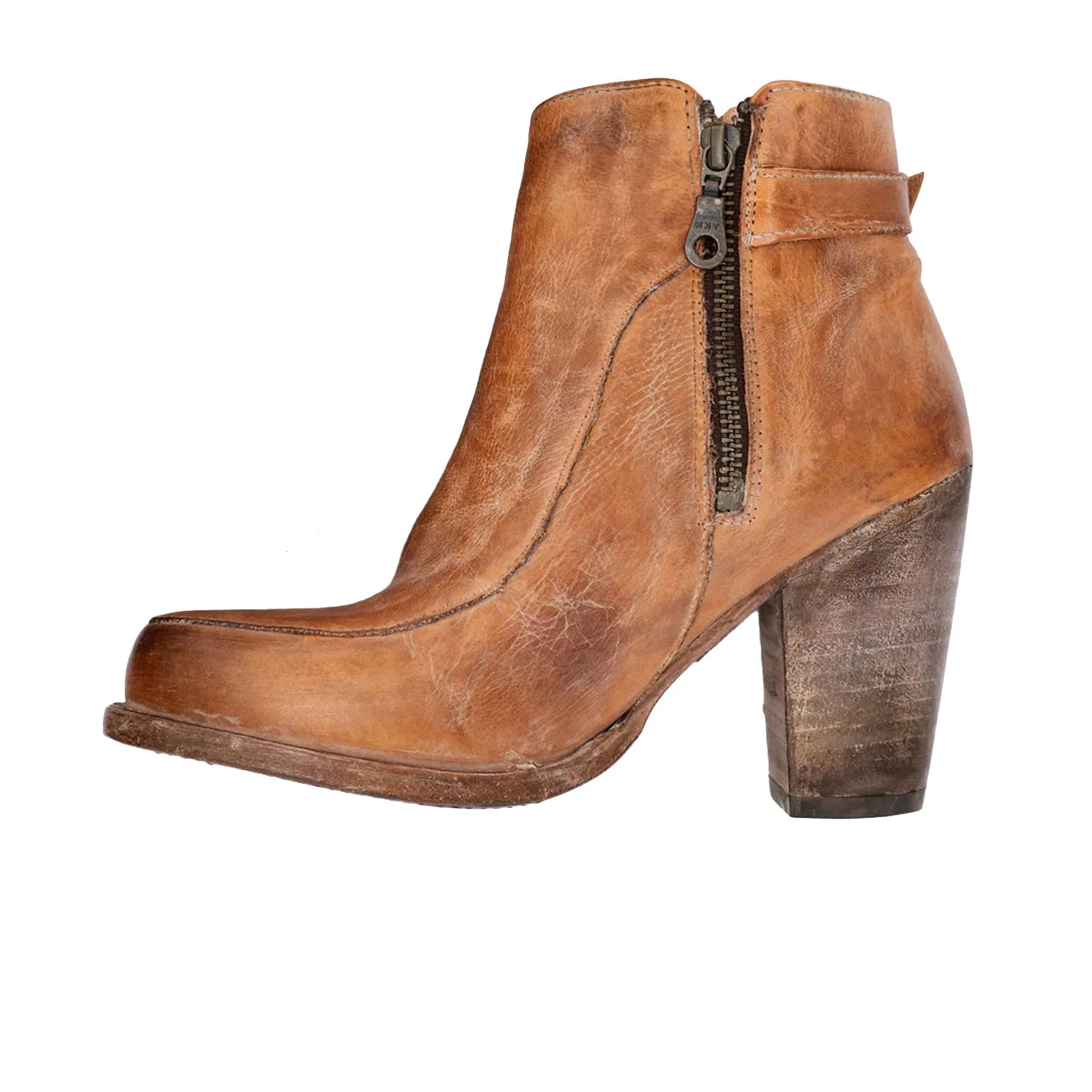 Bed Stu Isla Ankle Boot (Women) - Tan Rustic