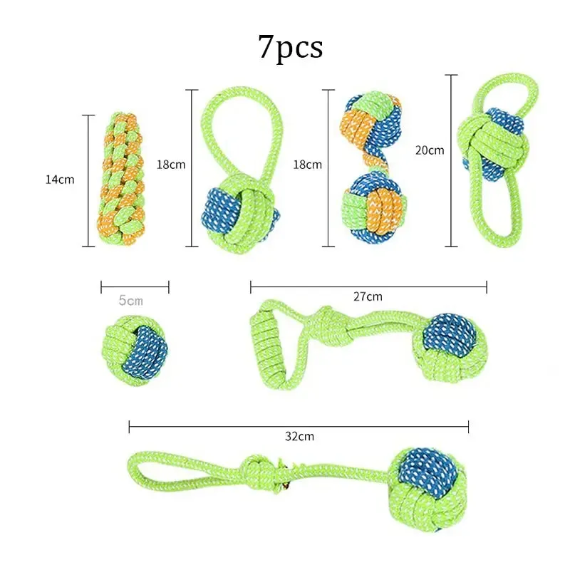 Bite Resistant Rope Knot 7pcs  Set