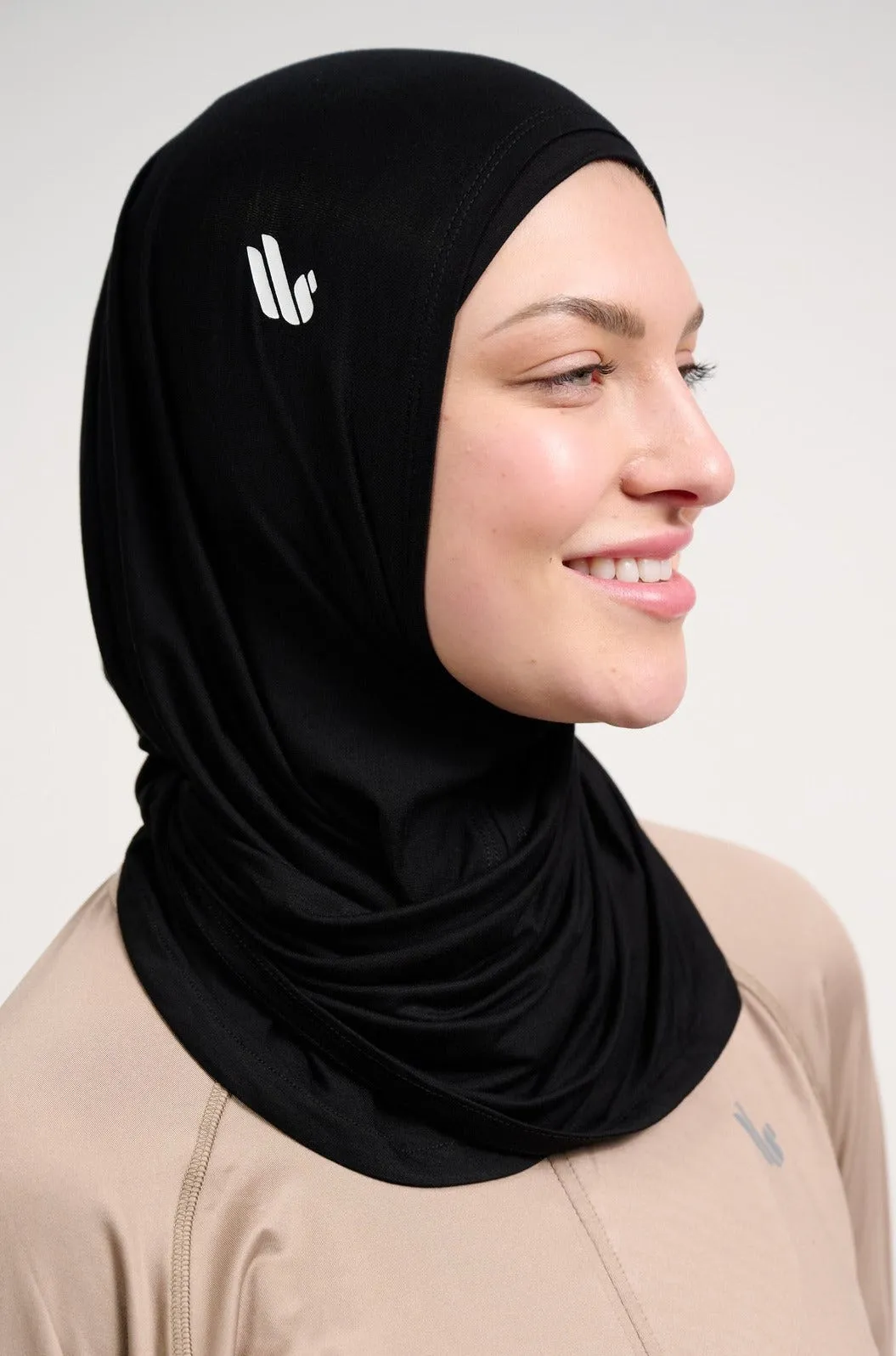 BreathLite Sports Hijab Set - Black