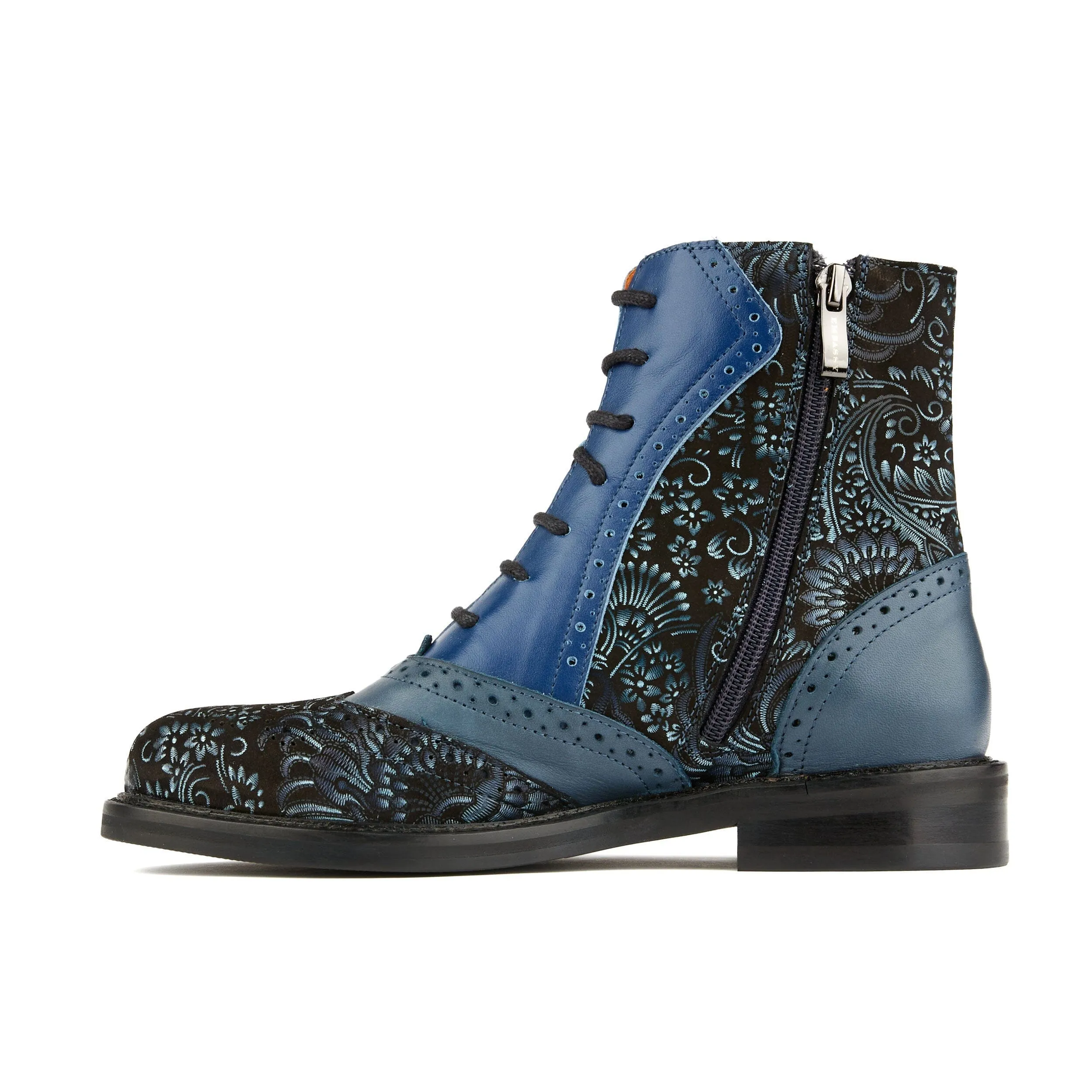 Brick Lane Boots - Blue Multi