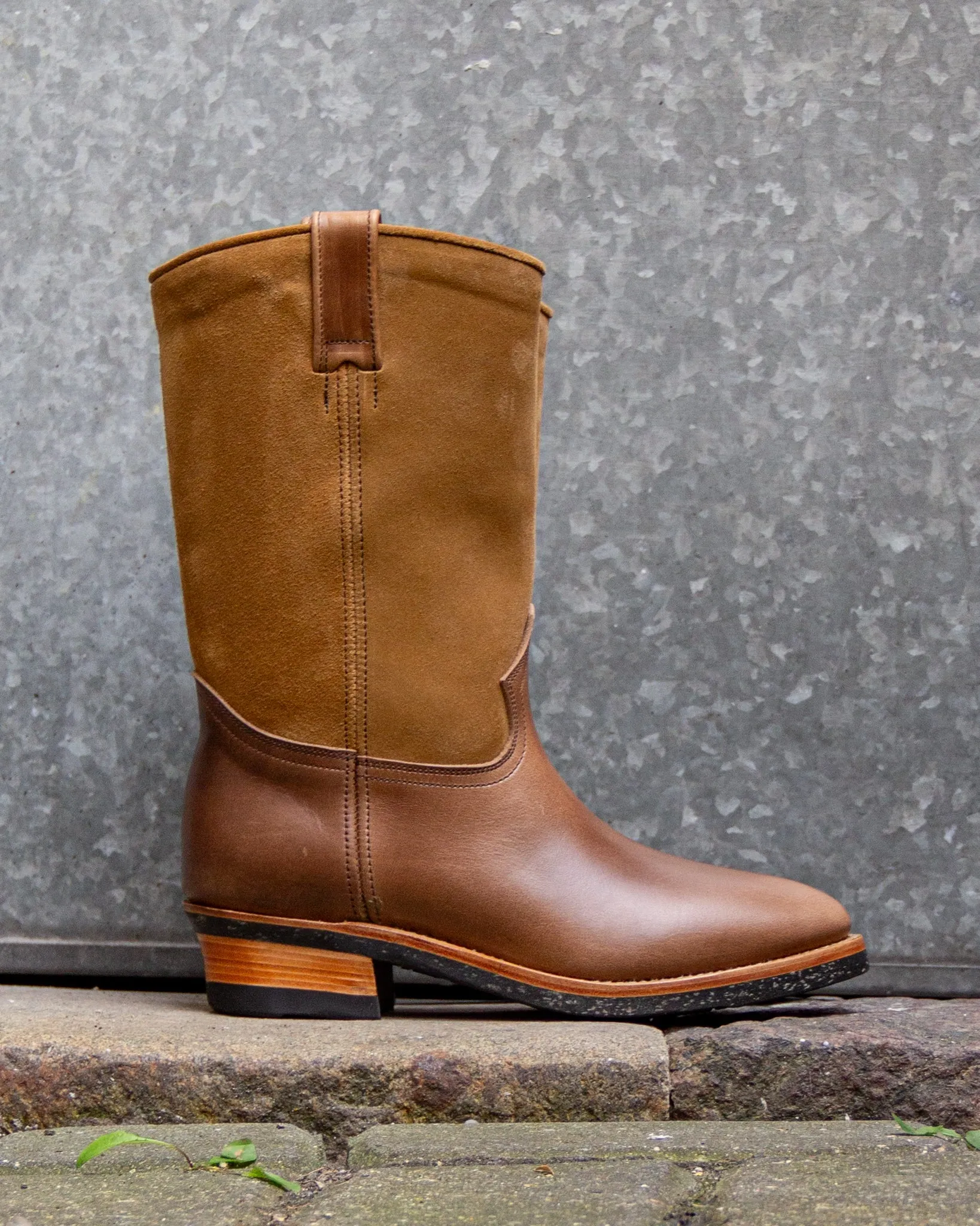 Bright Shoemakers, Roper Boot, Natural Chromexcel/ Raw Cord