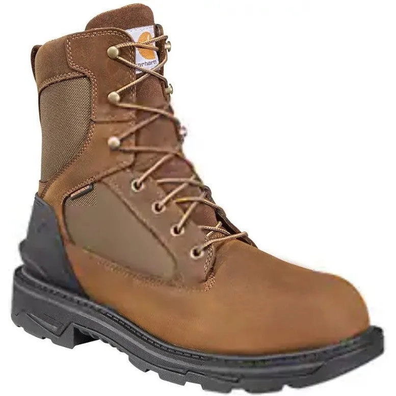 Carhartt Men's Ironwood 8" Soft Toe WP Work Boot - Brown - FT8000-M