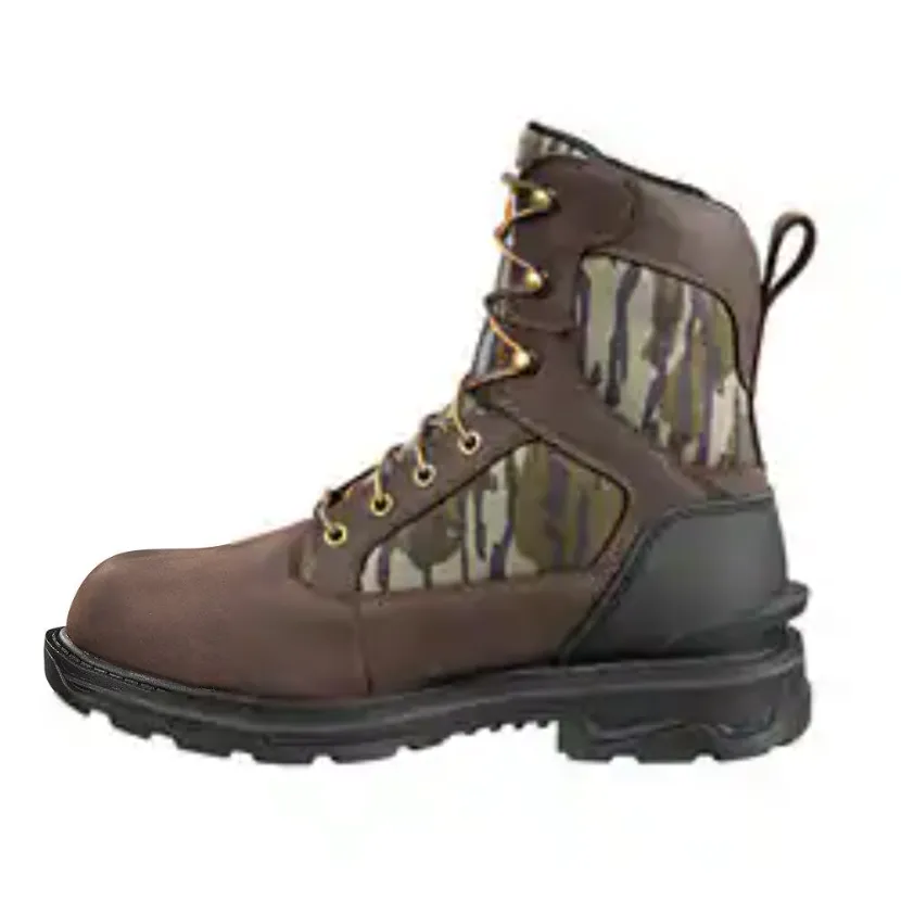 Carhartt Men's Ironwood Camo 8" Soft Toe WP Work Boot -Mossy Oak- FT8002-M