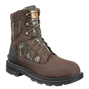 Carhartt Men's Ironwood Camo 8" Soft Toe WP Work Boot -Mossy Oak- FT8002-M