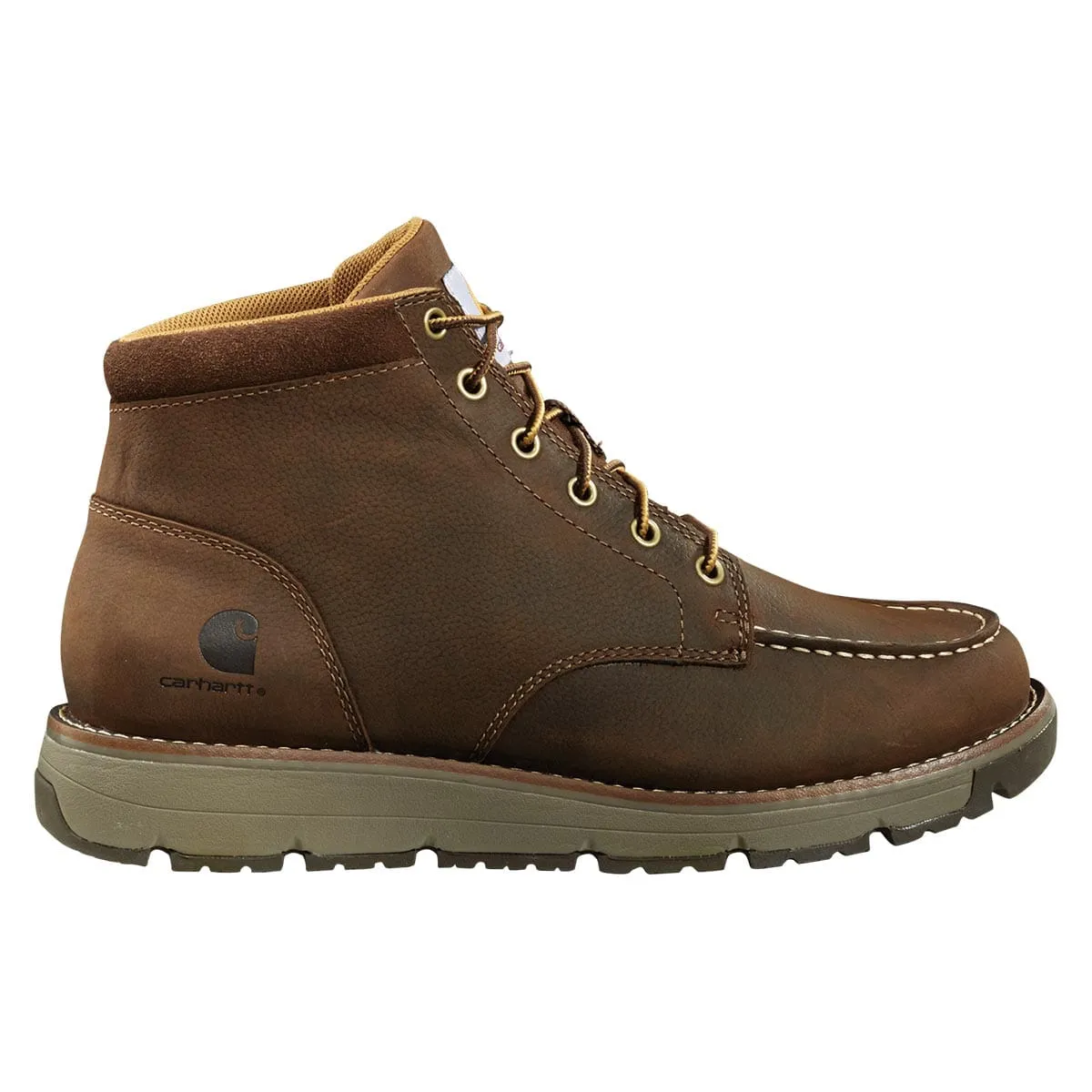 Carhartt Millbrook 5-inch Moc Toe Wedge Boot-Brown