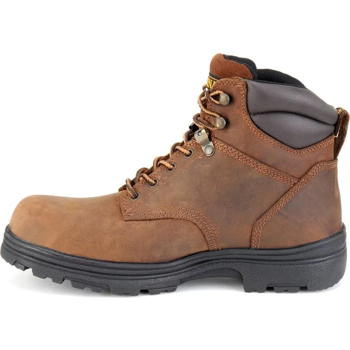 Carolina Men's Engineer 6" Steel Toe WP Slip Resist Work Boot -Brown- CA3526