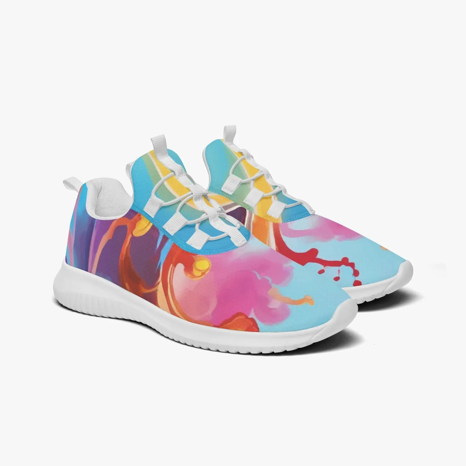 Chaussures de sport pour femme "Tâches multicolores"(631)