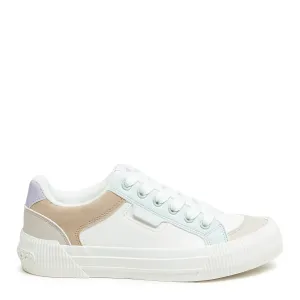 Cheery White Colour Block Trainers