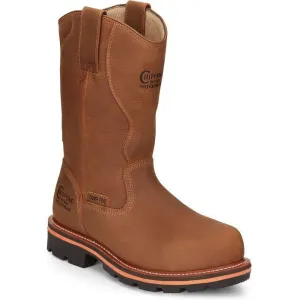 Chippewa Men's Thunderstruck 11" WP Nano Comp Toe Work Boot -Tan- TH1041