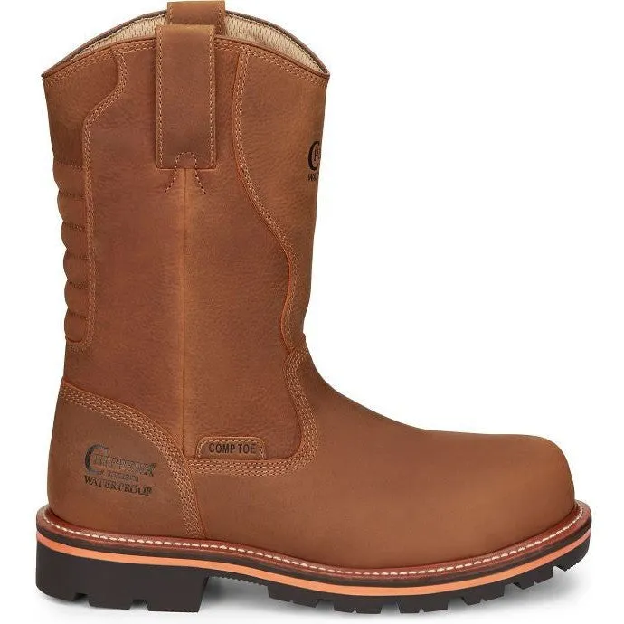 Chippewa Men's Thunderstruck 11" WP Nano Comp Toe Work Boot -Tan- TH1041