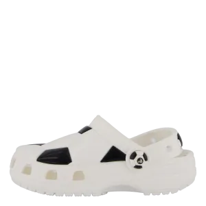 Classic Soccer Ball Clog T White/black