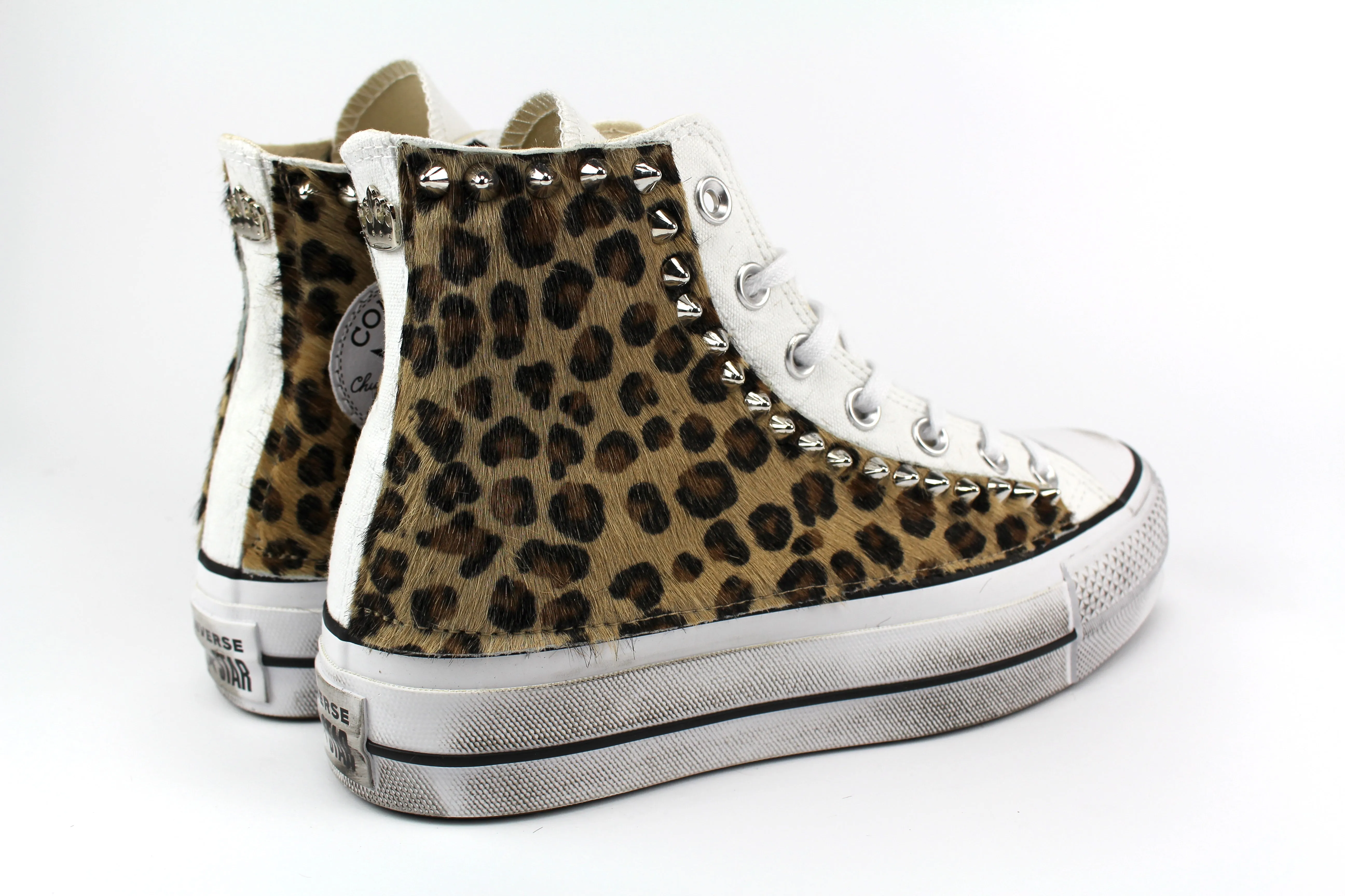 Converse All Star White Platform Maculate & Borchie