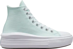 Converse Chuck Taylor All Star Move Platform High GS Cloud Patch Sneakers, Blue