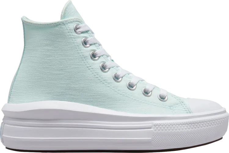 Converse Chuck Taylor All Star Move Platform High GS Cloud Patch Sneakers, Blue