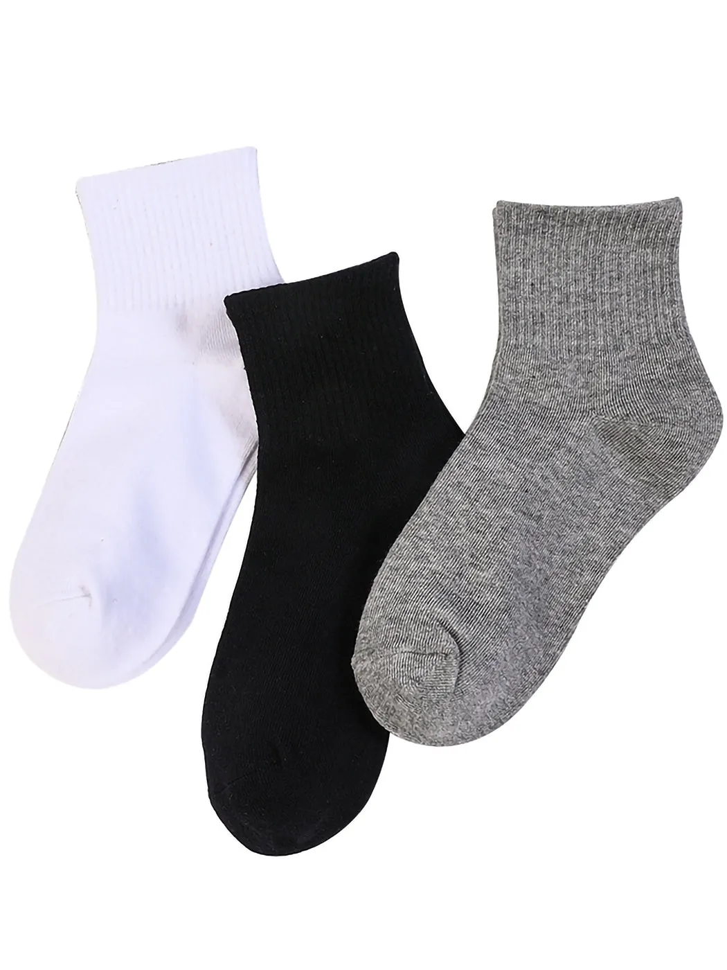 Cotton Solid Casual Everyday Work Sport Socks