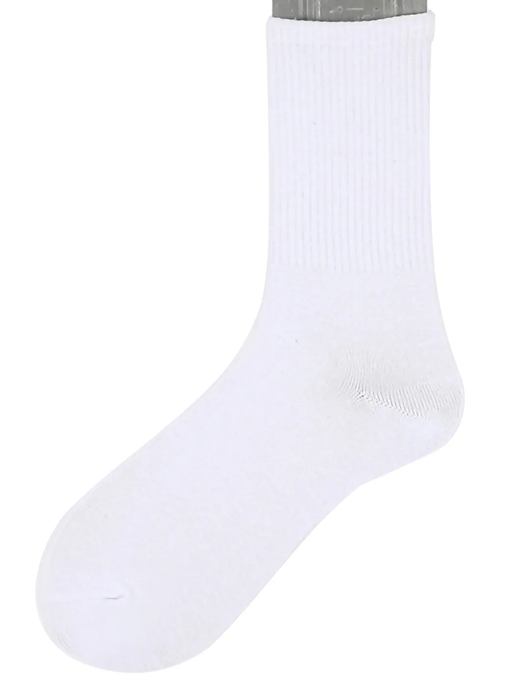 Crew Simple Solid Cotton Causal Socks