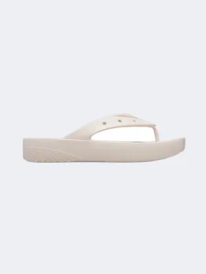 Crocs Classic Platform Women Lifestyle Slide Quartz