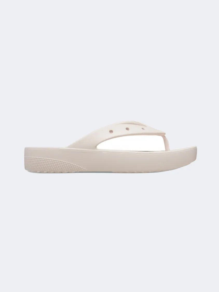 Crocs Classic Platform Women Lifestyle Slide Quartz